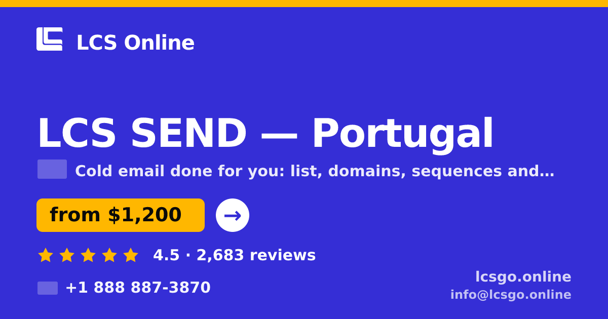LCS SEND in Porto — from $1,100/mo, rated 4.9/5 by 3262 clients. LCS Online.