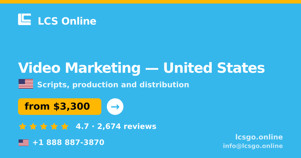 Video Marketing in Austin — from $3,700, rated 4.5/5 by 1947 clients. LCS Online.